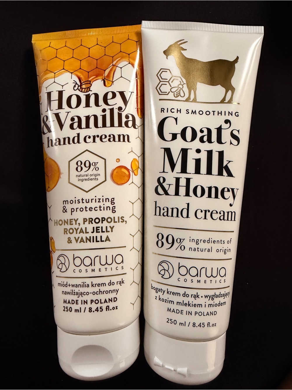 Barwa Honey & Vanilla Hand Cream - White/Yellow